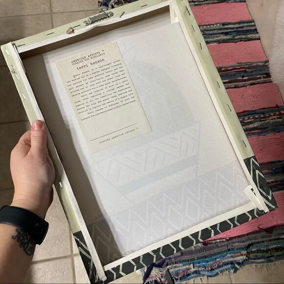 KIRKLANDS • Terri Henson Succulent Plant Painted Canvas - Picture 4 of 7